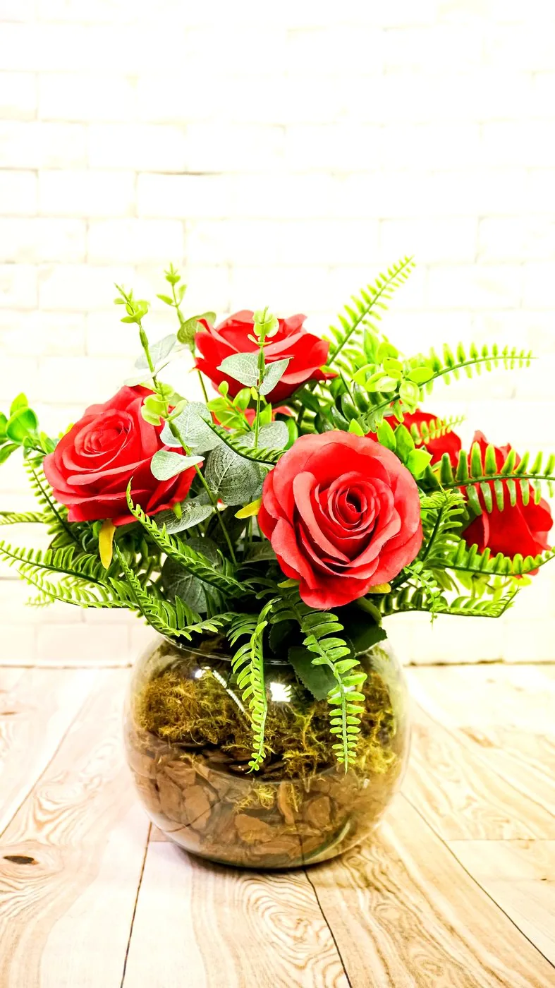Arranjo floral residencial