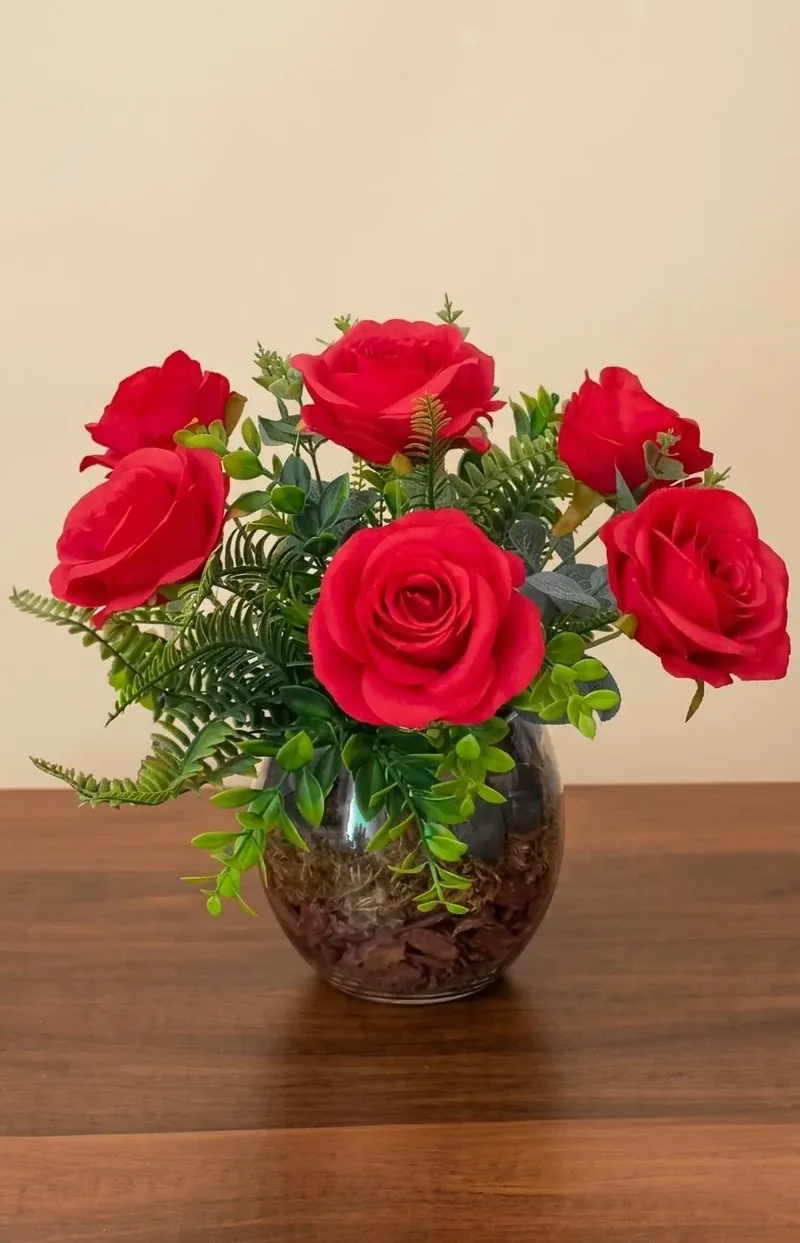 Arranjo floral residencial