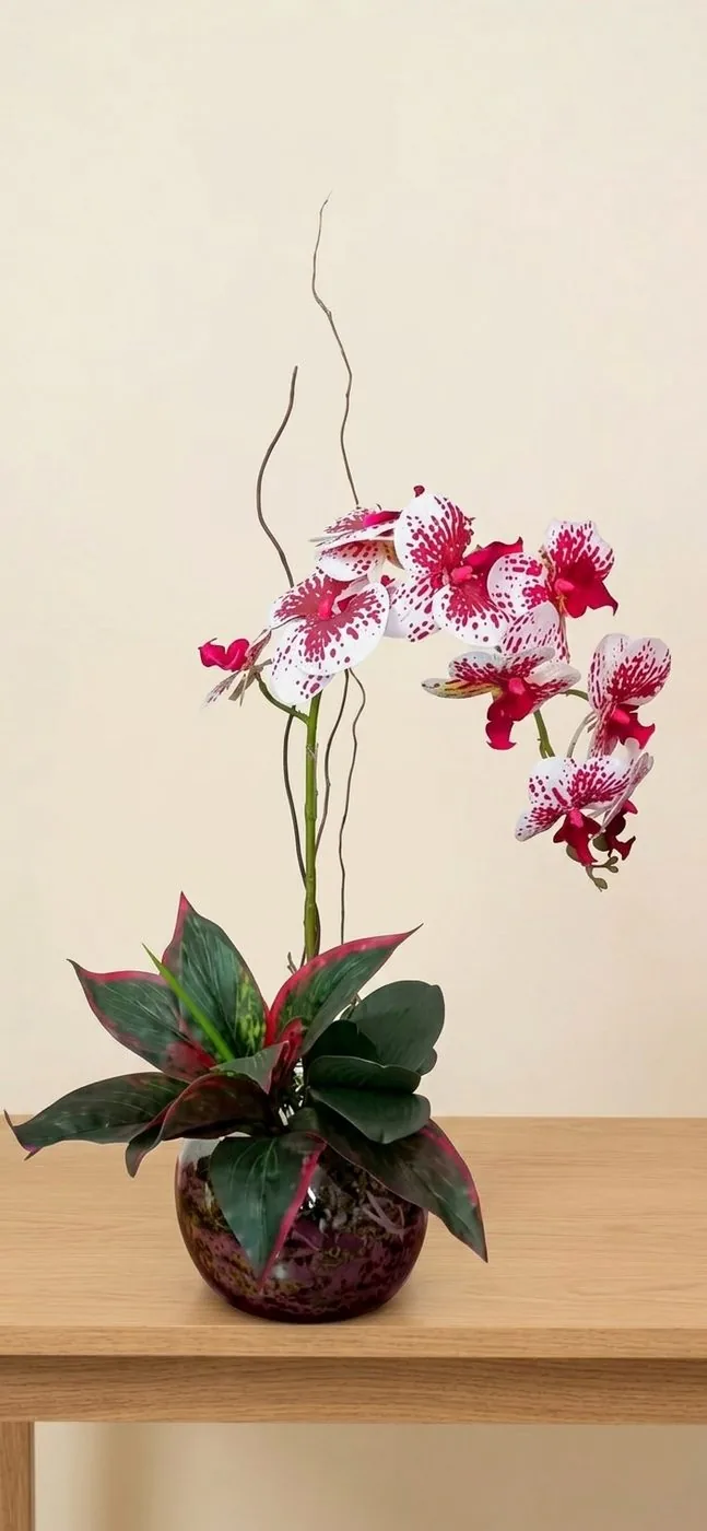 Arranjo floral residencial